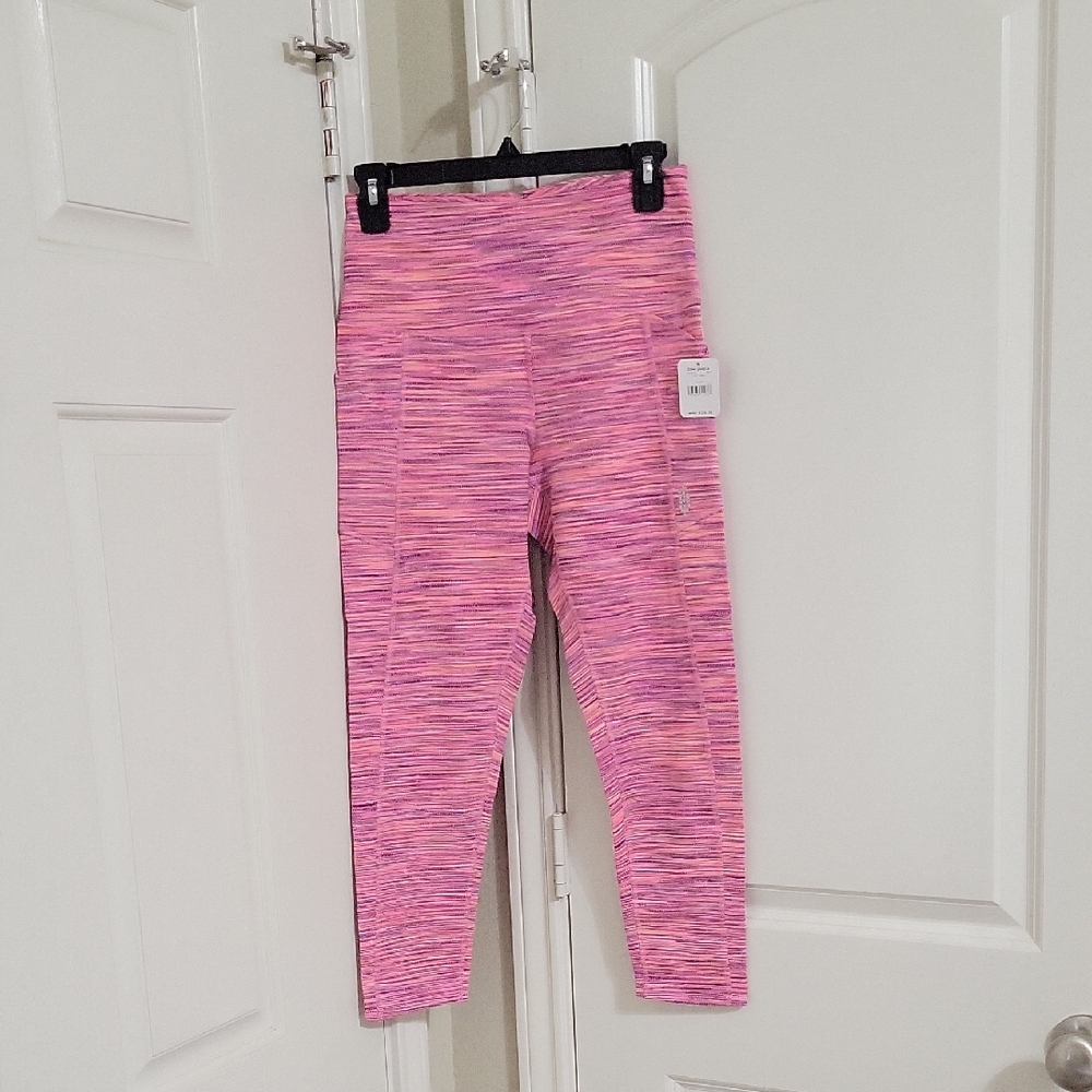 Pink High-Waisted Leggings fREE PEOPLE NWT